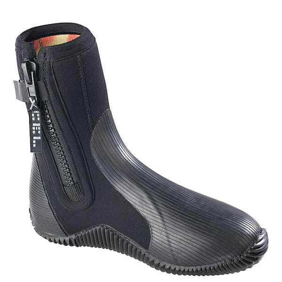 Xcel Men's Thermoflex Flex Soled 6.5mm Black Dive Boots for Scuba Diving