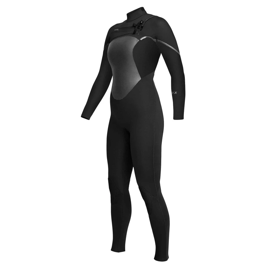 Xcel Women's Axis X 5/4mm Black Hooded Full Wetsuit for Cold Water Surfing